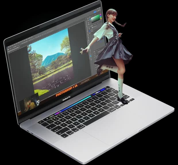Aula gratuita de Photoshop com inteligência artificial